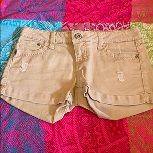 Tan shorts